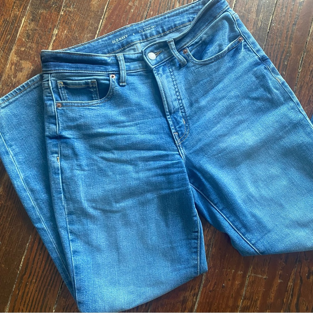 Old Navy High Rise OG Straight Jeans size 8